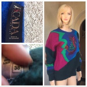 Escada Margaret’s ley multicolor vintage sweater38